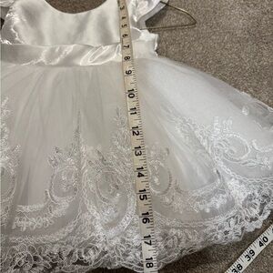 Elegant White Lace Kids Dress Pagent Dress 2T-3T